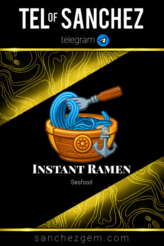 هدیه تلگرام ( ان اف تی تلگرام ) / کالکشن: INSTANT RAMEN