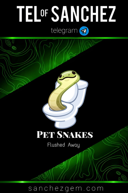 هدیه تلگرام ( ان اف تی تلگرام ) / کالکشن: PET SNAKES