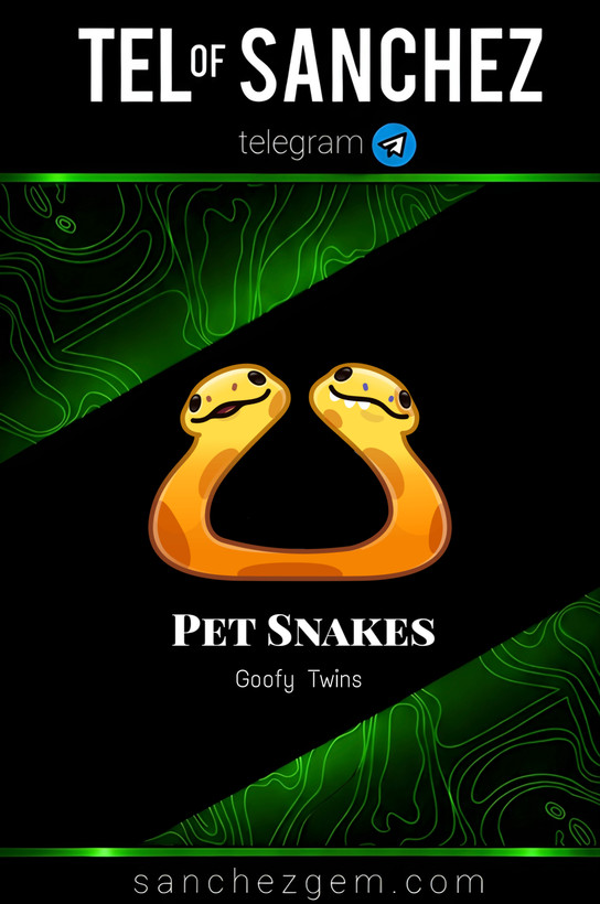 هدیه تلگرام ( ان اف تی تلگرام ) / کالکشن: PET SNAKES