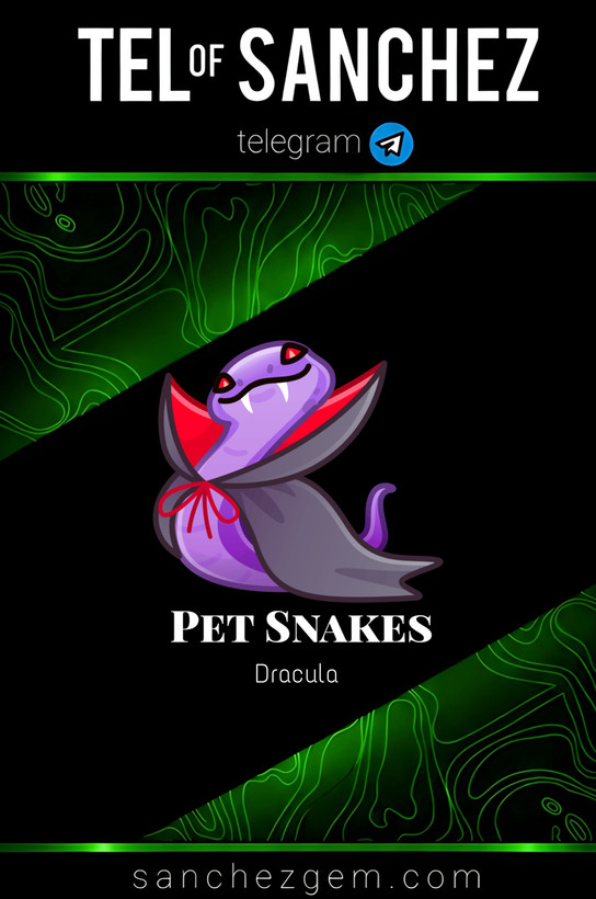 هدیه تلگرام ( ان اف تی تلگرام ) / کالکشن: PET SNAKES