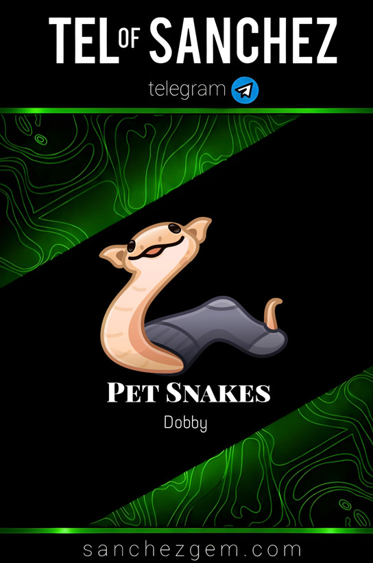 هدیه تلگرام ( ان اف تی تلگرام ) / کالکشن: PET SNAKES