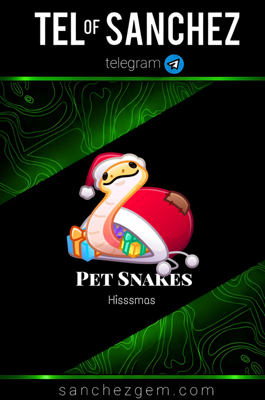 هدیه تلگرام ( ان اف تی تلگرام ) / کالکشن: PET SNAKES