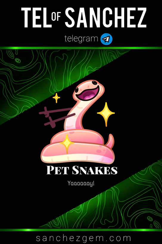 هدیه تلگرام ( ان اف تی تلگرام ) / کالکشن: PET SNAKES