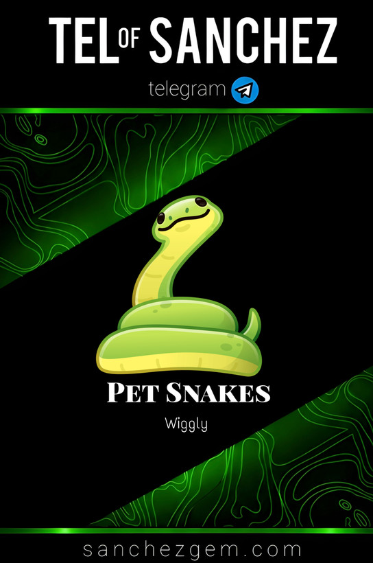 هدیه تلگرام ( ان اف تی تلگرام ) / کالکشن: PET SNAKES