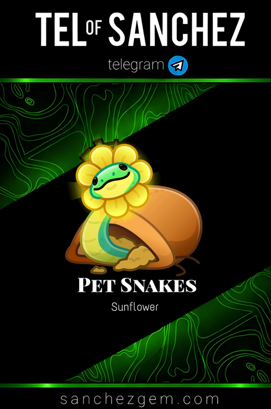 هدیه تلگرام ( ان اف تی تلگرام ) / کالکشن: PET SNAKES