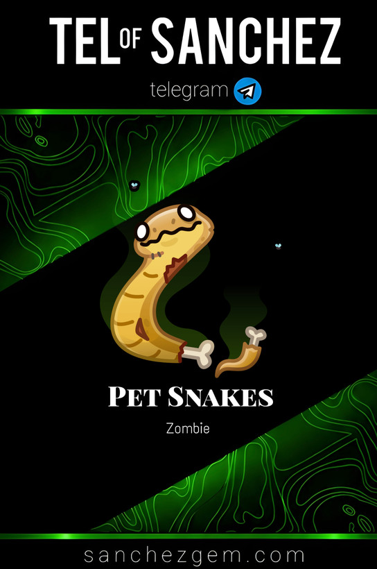 هدیه تلگرام ( ان اف تی تلگرام ) / کالکشن: PET SNAKES