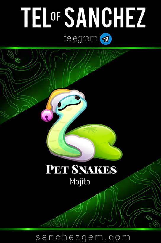 هدیه تلگرام ( ان اف تی تلگرام ) / کالکشن: PET SNAKES
