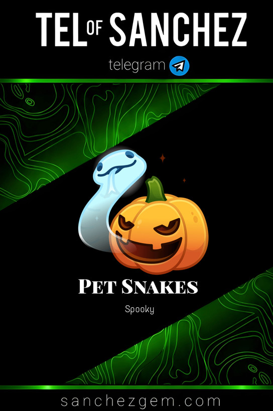 هدیه تلگرام ( ان اف تی تلگرام ) / کالکشن: PET SNAKES
