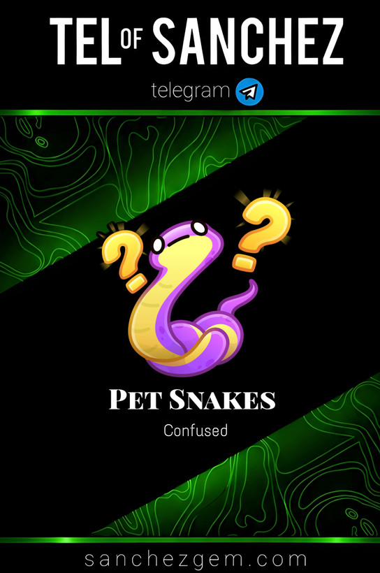 هدیه تلگرام ( ان اف تی تلگرام ) / کالکشن: PET SNAKES