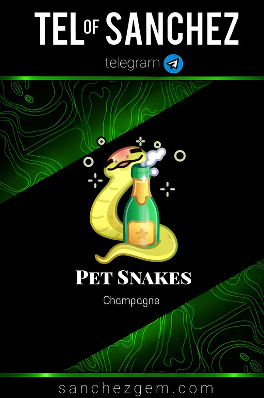 هدیه تلگرام ( ان اف تی تلگرام ) / کالکشن: PET SNAKES