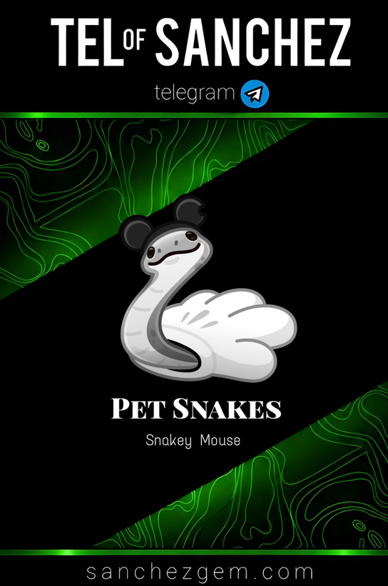 هدیه تلگرام ( ان اف تی تلگرام ) / کالکشن: PET SNAKES