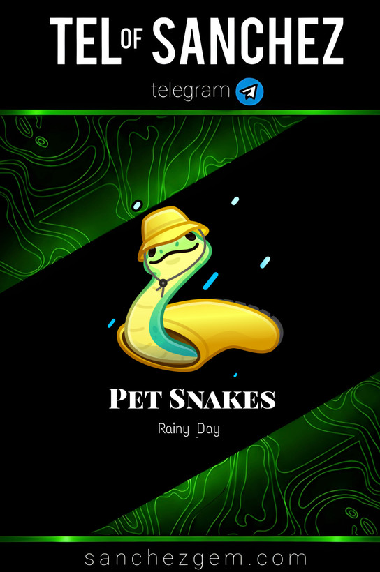 هدیه تلگرام ( ان اف تی تلگرام ) / کالکشن: PET SNAKES