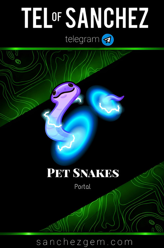 هدیه تلگرام ( ان اف تی تلگرام ) / کالکشن: PET SNAKES