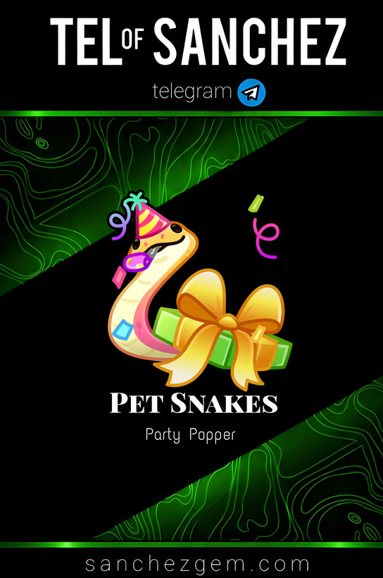 هدیه تلگرام ( ان اف تی تلگرام ) / کالکشن: PET SNAKES