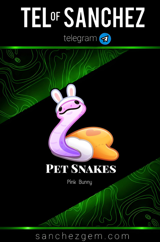 هدیه تلگرام ( ان اف تی تلگرام ) / کالکشن: PET SNAKES